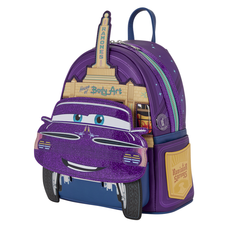 D23 Exclusive Cars Ramone Cosplay Glow Mini Backpack