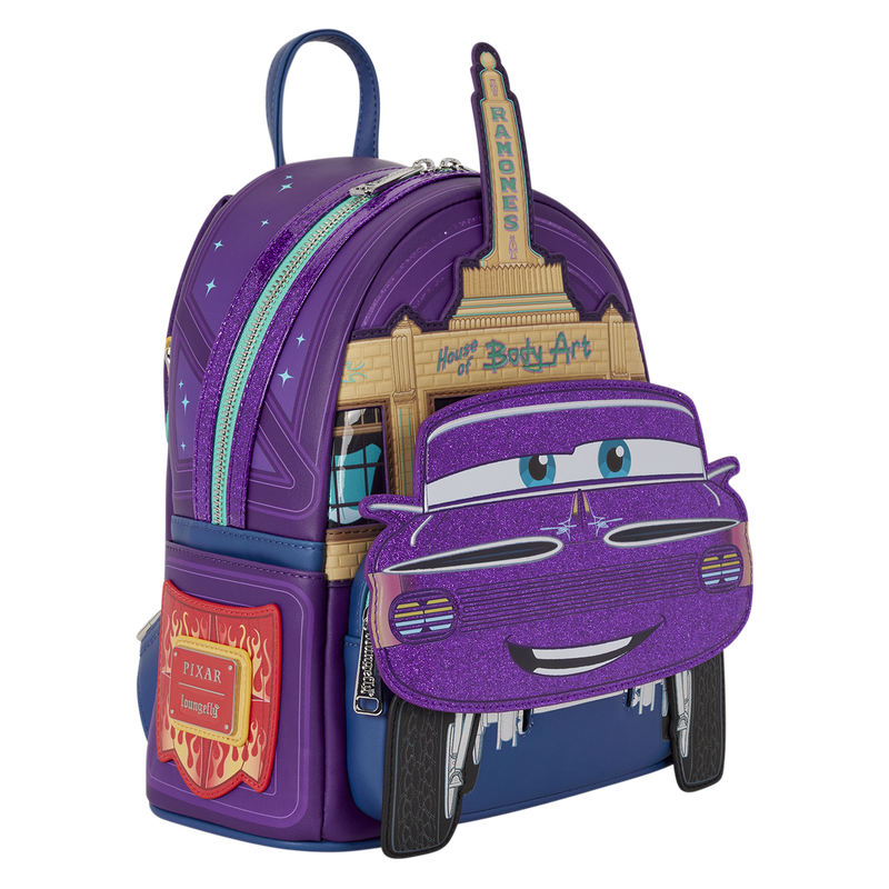 D23 Exclusive Cars Ramone Cosplay Glow Mini Backpack