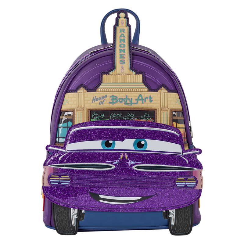 D23 Exclusive Cars Ramone Cosplay Glow Mini Backpack