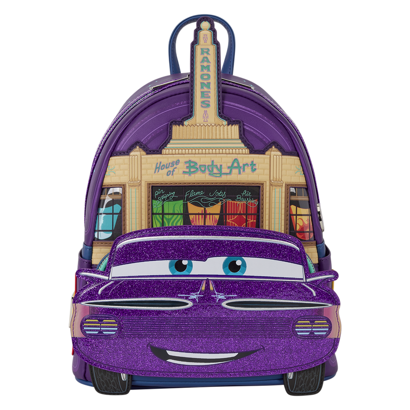 D23 Exclusive Cars Ramone Cosplay Glow Mini Backpack