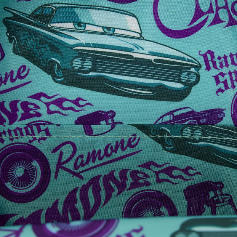 D23 Exclusive Cars Ramone Cosplay Glow Mini Backpack