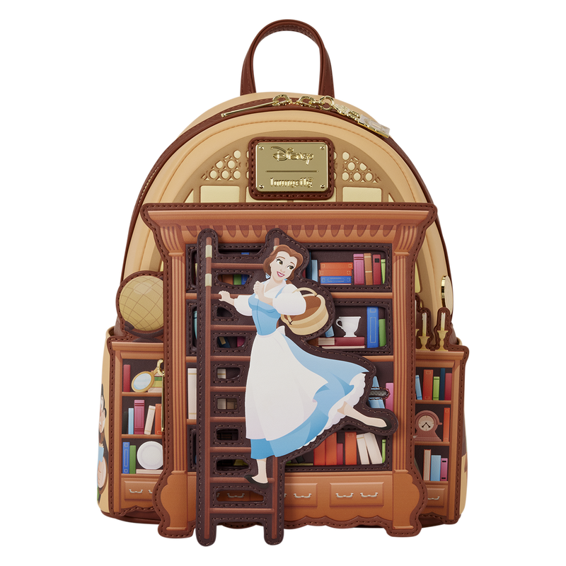 D23 Exclusive Beauty and the Beast Belle Book Shop Mini Backpack