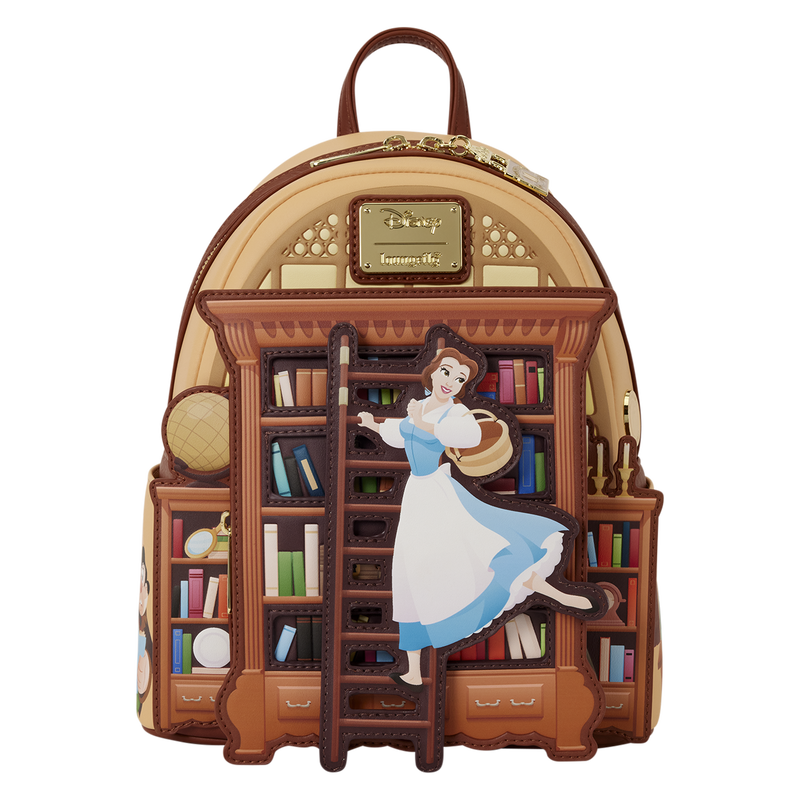 D23 Exclusive Beauty and the Beast Belle Book Shop Mini Backpack