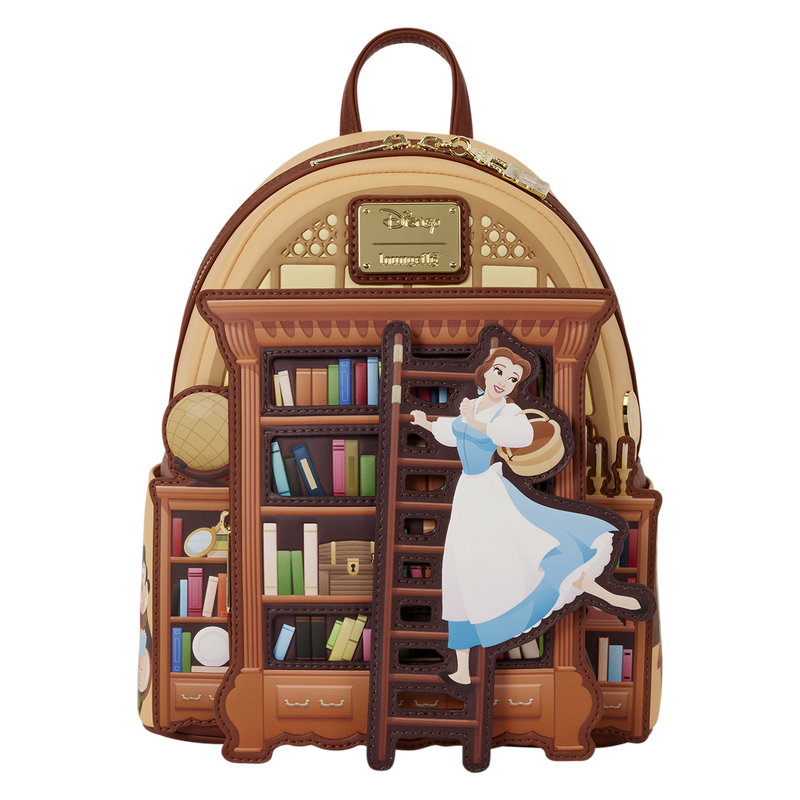 D23 Exclusive Beauty and the Beast Belle Book Shop Mini Backpack