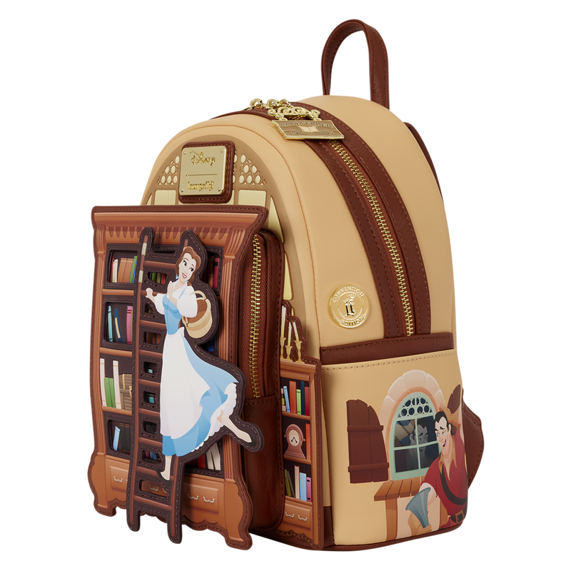 D23 Exclusive Beauty and the Beast Belle Book Shop Mini Backpack