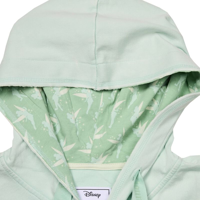 Peter Pan Tinker Bell Ribbon Unisex Zip Up Hoodie