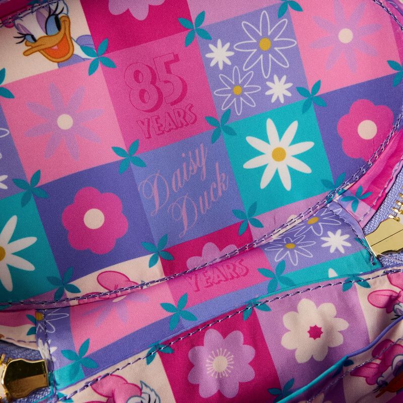 Daisy Duck 85th Anniversary Sequin Quilted Crossbody Bag