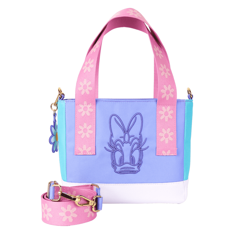 Daisy Duck 85th Anniversary Mini Tote Crossbody Bag