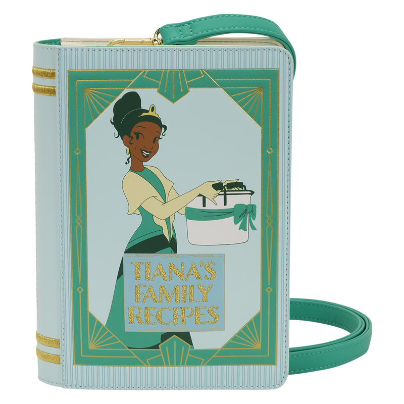 The Princess and the Frog Tiana Recipe Book Crossbody Bag