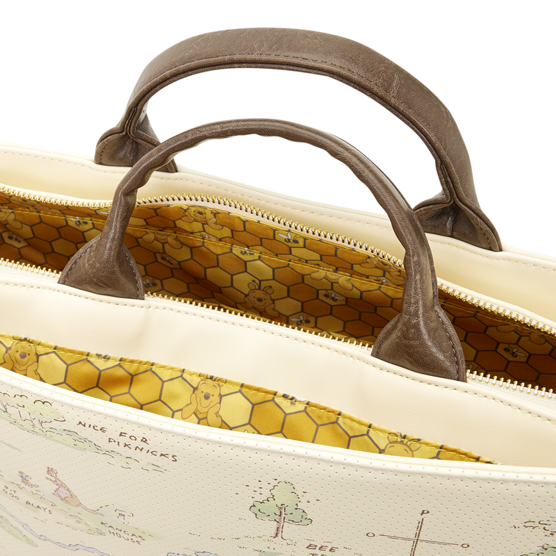 Winnie the Pooh Hundred Acre Wood Tote Pin Trader Crossbody Bag