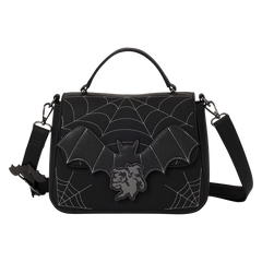 Mickey & Minnie Spiderweb & Bats Crossbody Bag
