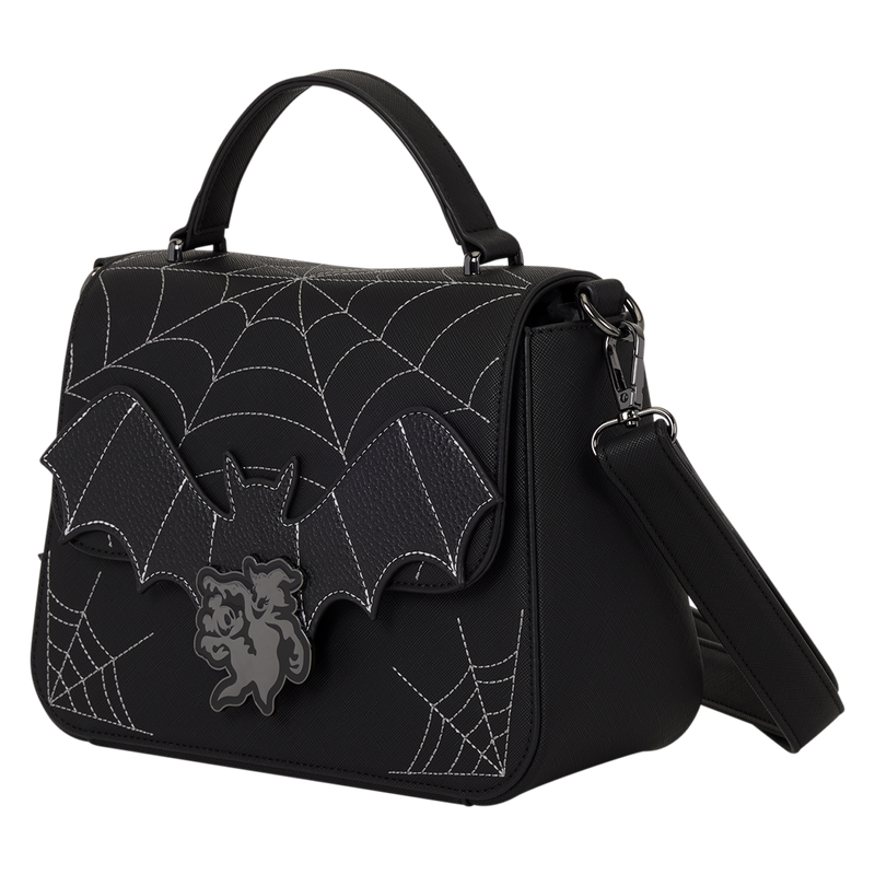 Mickey & Minnie Spiderweb & Bats Crossbody Bag