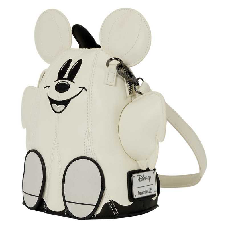Mickey & Minnie Mouse Ghost Glow Figural Crossbody Bag