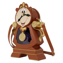 D23 Exclusive Beauty and the Beast Cogsworth Figural Crossbody Bag