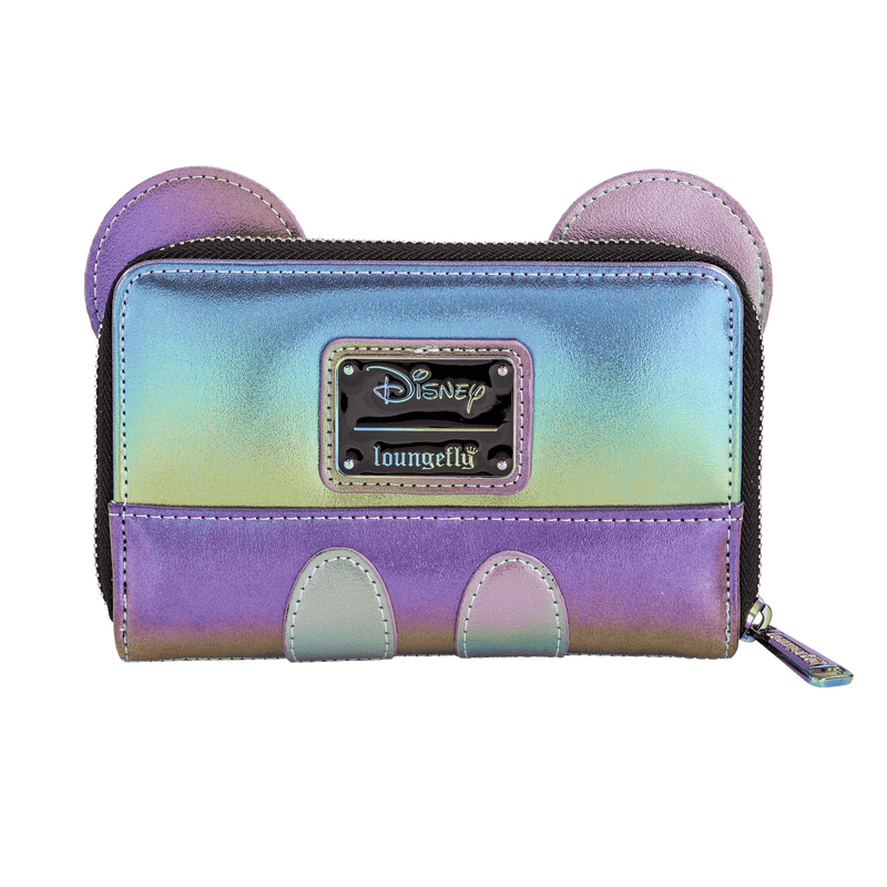 Mickey Mouse Exclusive Oil Slick Iridescent Cosplay Zip Around Wallet