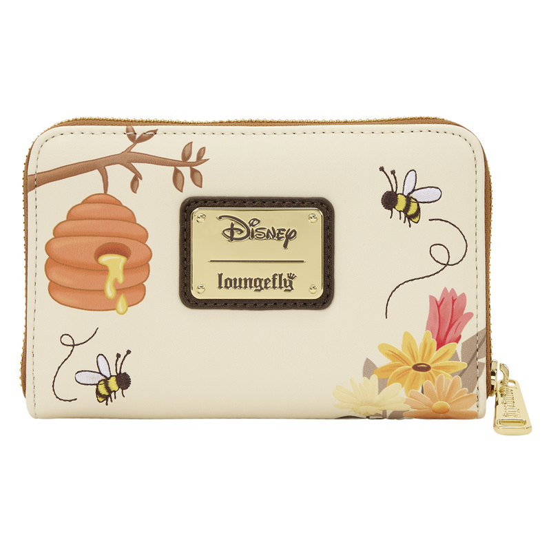 Winnie the Pooh Bees & Flowers Zip Around Wallet