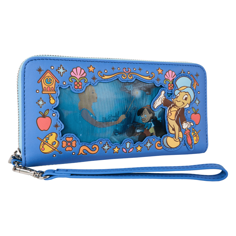 Pinocchio Exclusive Blue Fairy Lenticular Wristlet Wallet