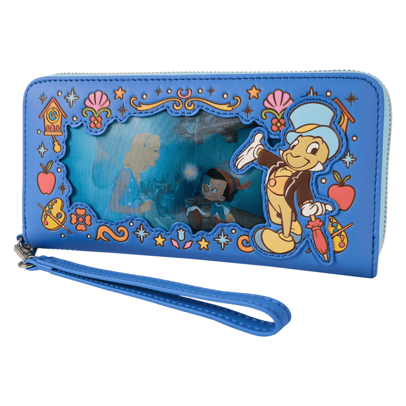 Pinocchio Exclusive Blue Fairy Lenticular Wristlet Wallet