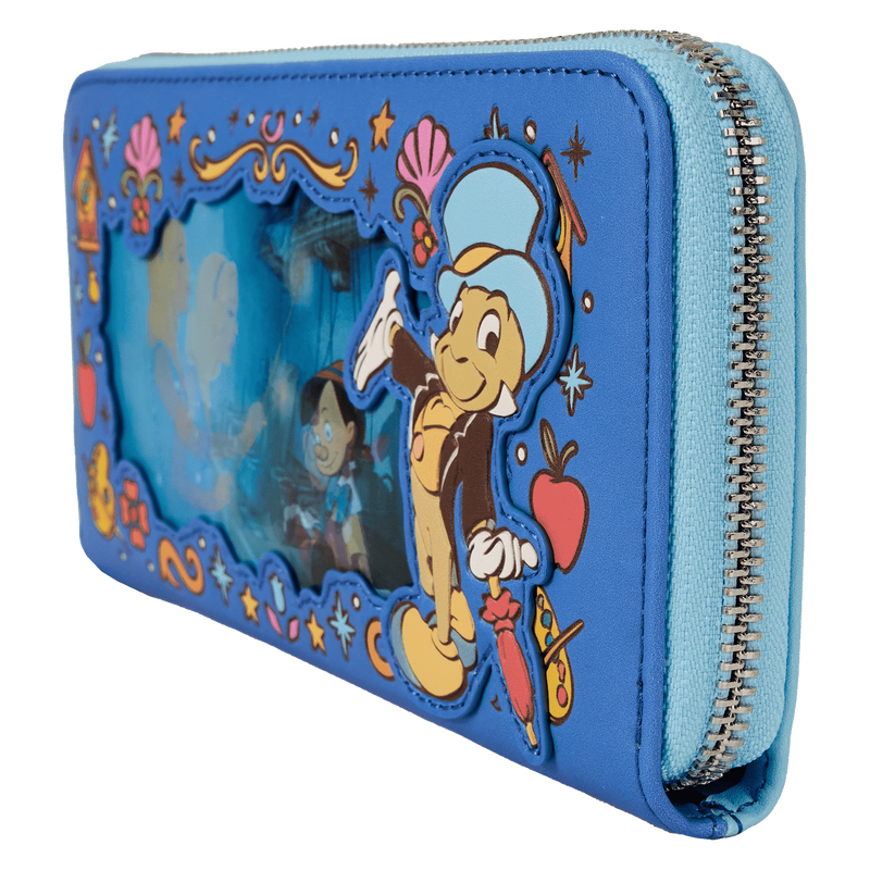 Pinocchio Exclusive Blue Fairy Lenticular Wristlet Wallet